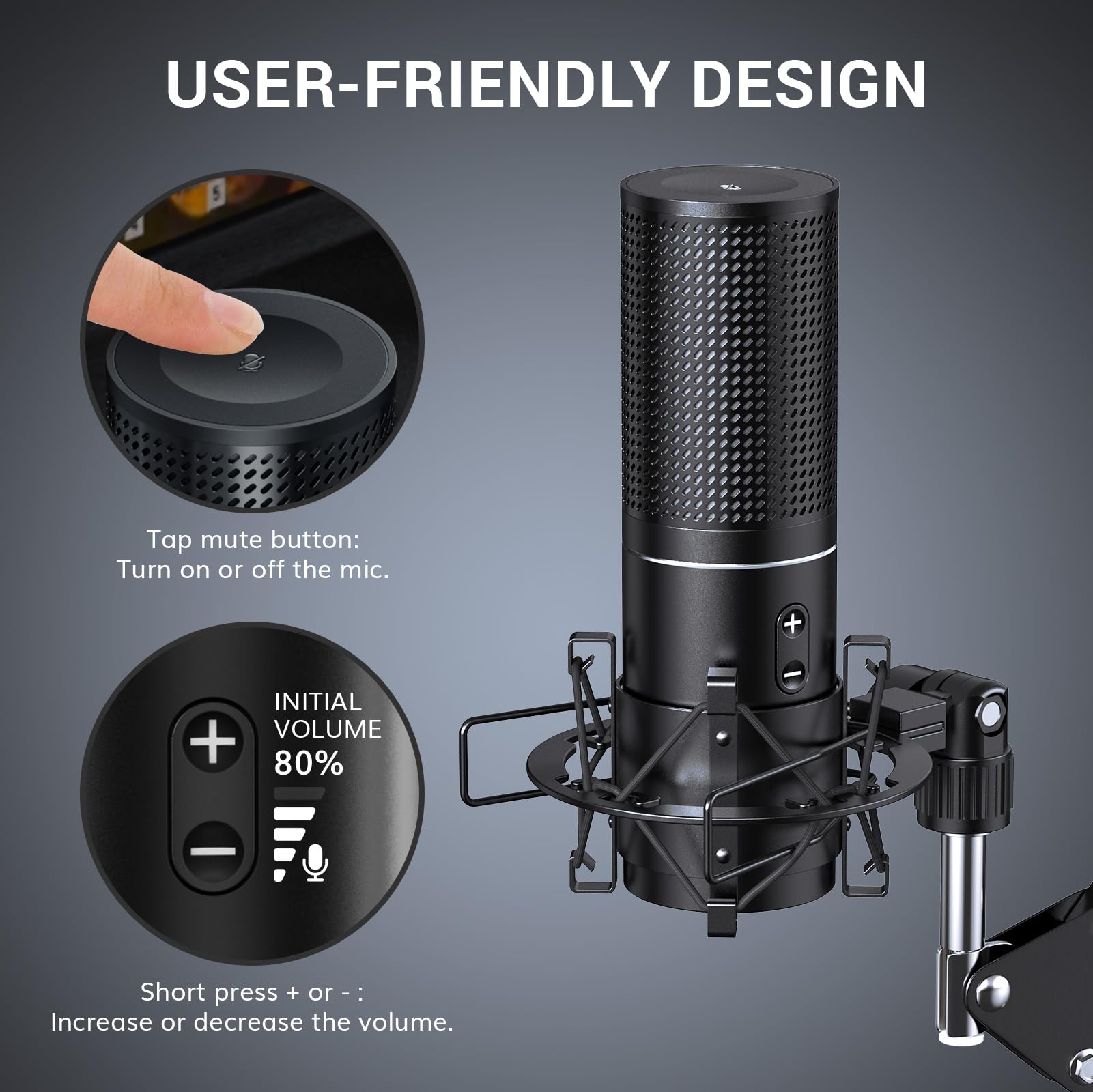 Amazon.com: TONOR USB Podcast Microphone, Gaming PC Studio