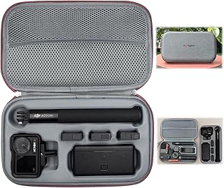 Honbobo OSMO ACTION 4 Bag Carrying Case Protective Bag Storage Bag Accessories for DJI Osmo Action 4