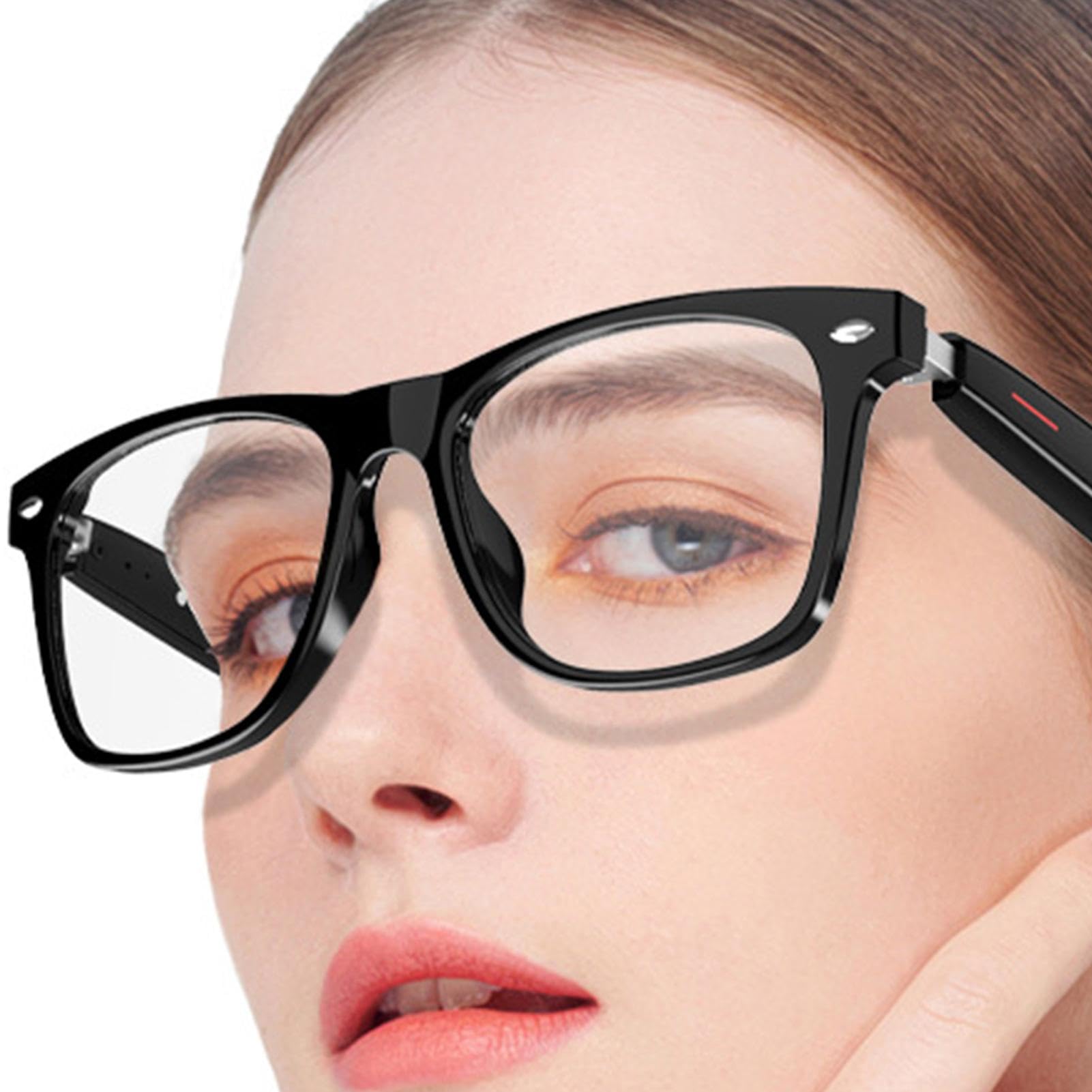 Gafas de audio inteligentes, gafas inteligentes para mujer | Gafas inteligentes de entretenimiento interior | Gafas de entretenimiento de interior inalámbricas para hombres y mujeres, responden