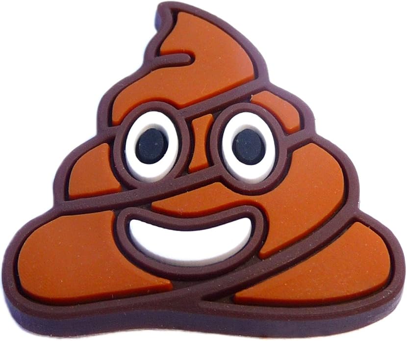 Poop emoji croc charm Clearance