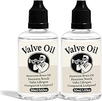WINUS 2-Pack Premium Brass Valve Oil for Trumpet, Trombone, French Horn, Tuba, Euphonium - Non-Toxic Lubricant, Precision Nozzle, Perfect Musician Gift