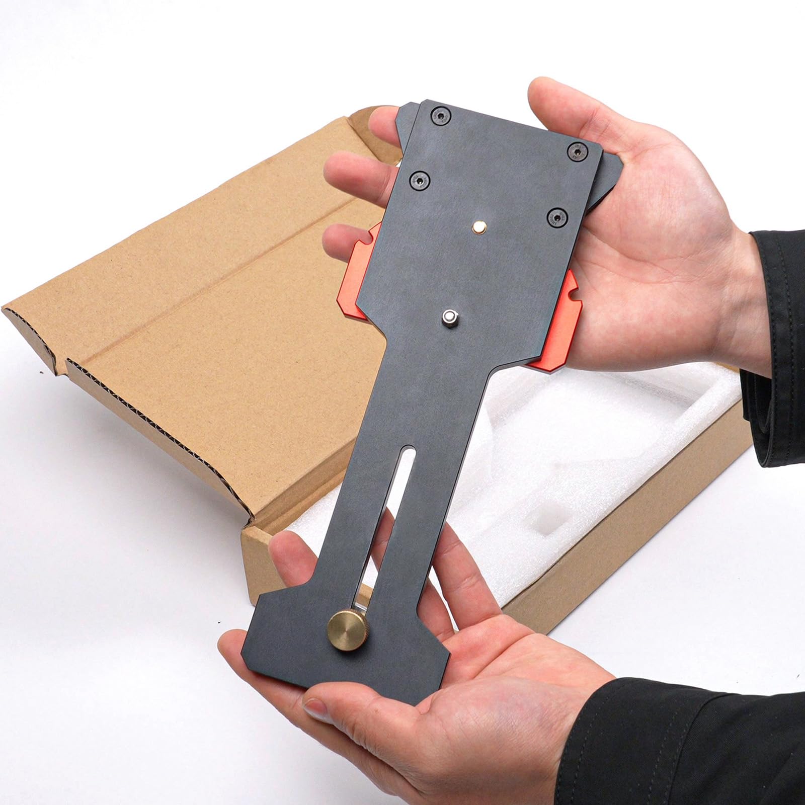 Guía profesional de ángulos de aluminio para pista que ofrece múltiples ajustes para mejorar la precisión de corte, accesorio profesional para carpinteros