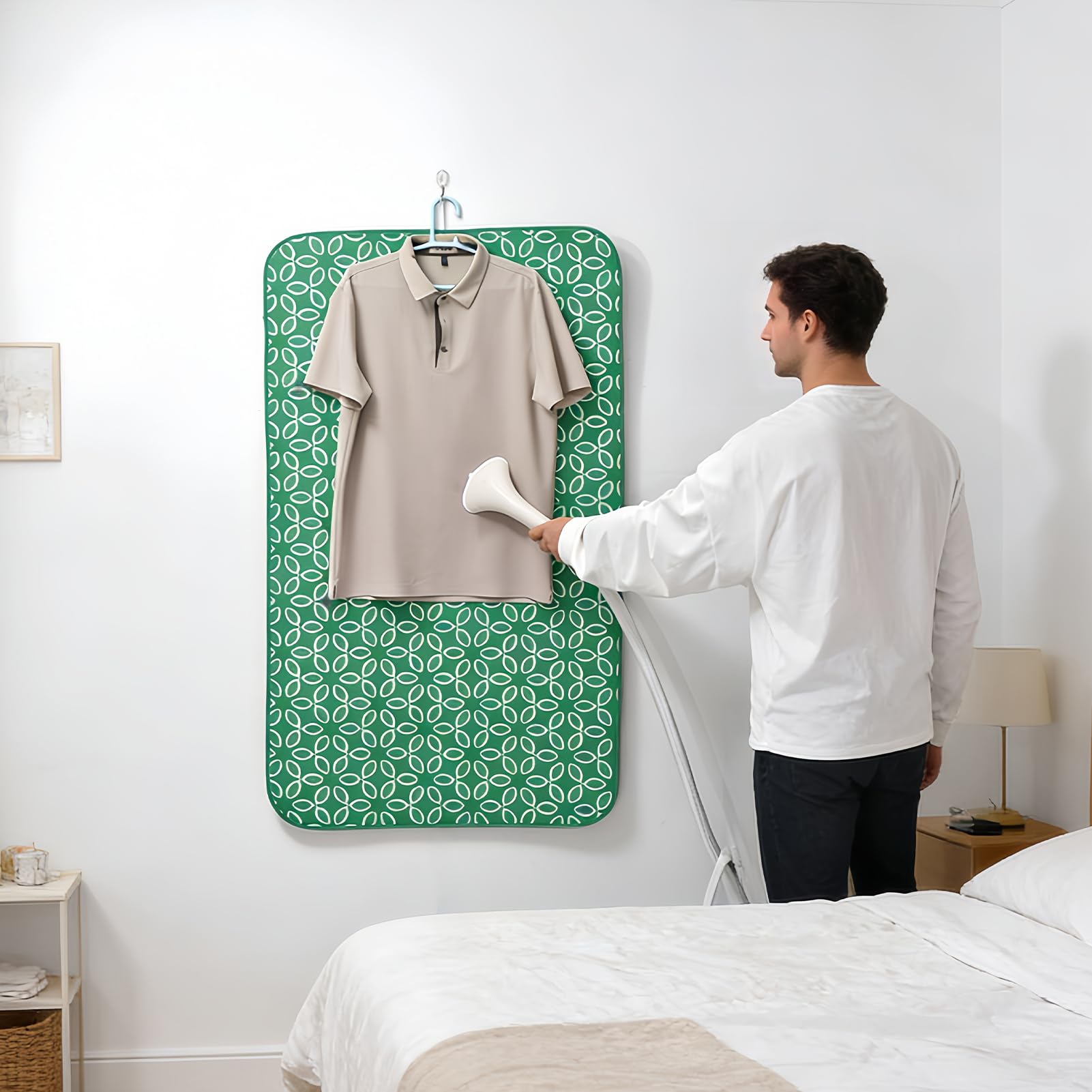 Tappetino da Stiro Copertina Irrobustita Pieghevole e Antiscivolo | Coperta Pieghevole per Stirare Per Cucito Pressatura Casa Appartamento Lavanderia Viaggio Lavatrice Asciugatrice Piano di