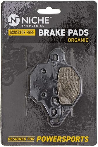 NICHE Juego de pastillas de freno para Suzuki RM85 RM85L RM80 DRZ125L DRZ125 Kawasaki KLX125L 59301-20870 Frente Orgánico