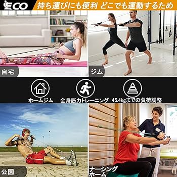 Amazon.co.jp: iECO トレーニングチューブ チューブトレーニング 筋