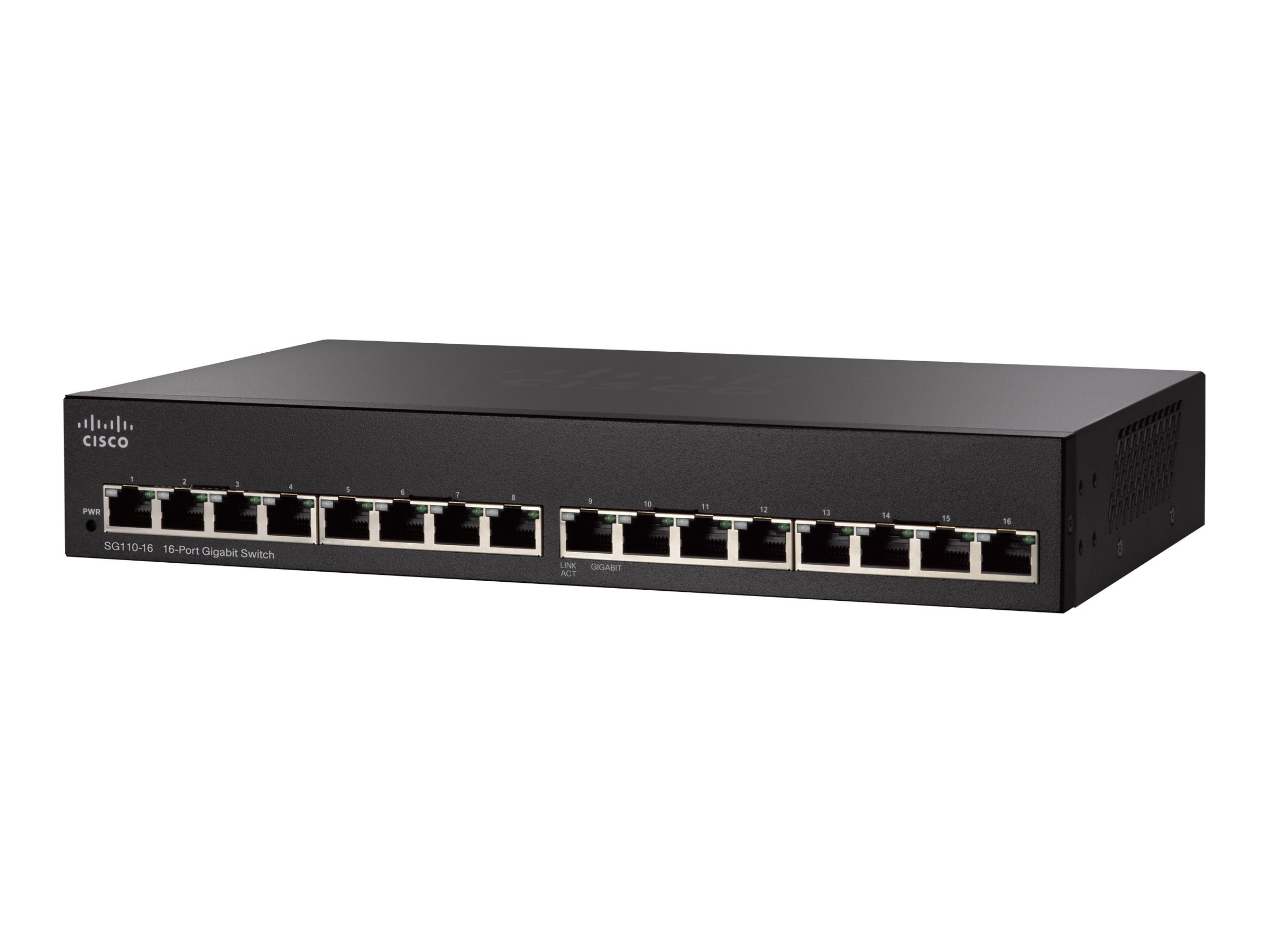 CISCO SYSTEMS 16-Port Gigabit Switch (SG11016NA) (Renewed)