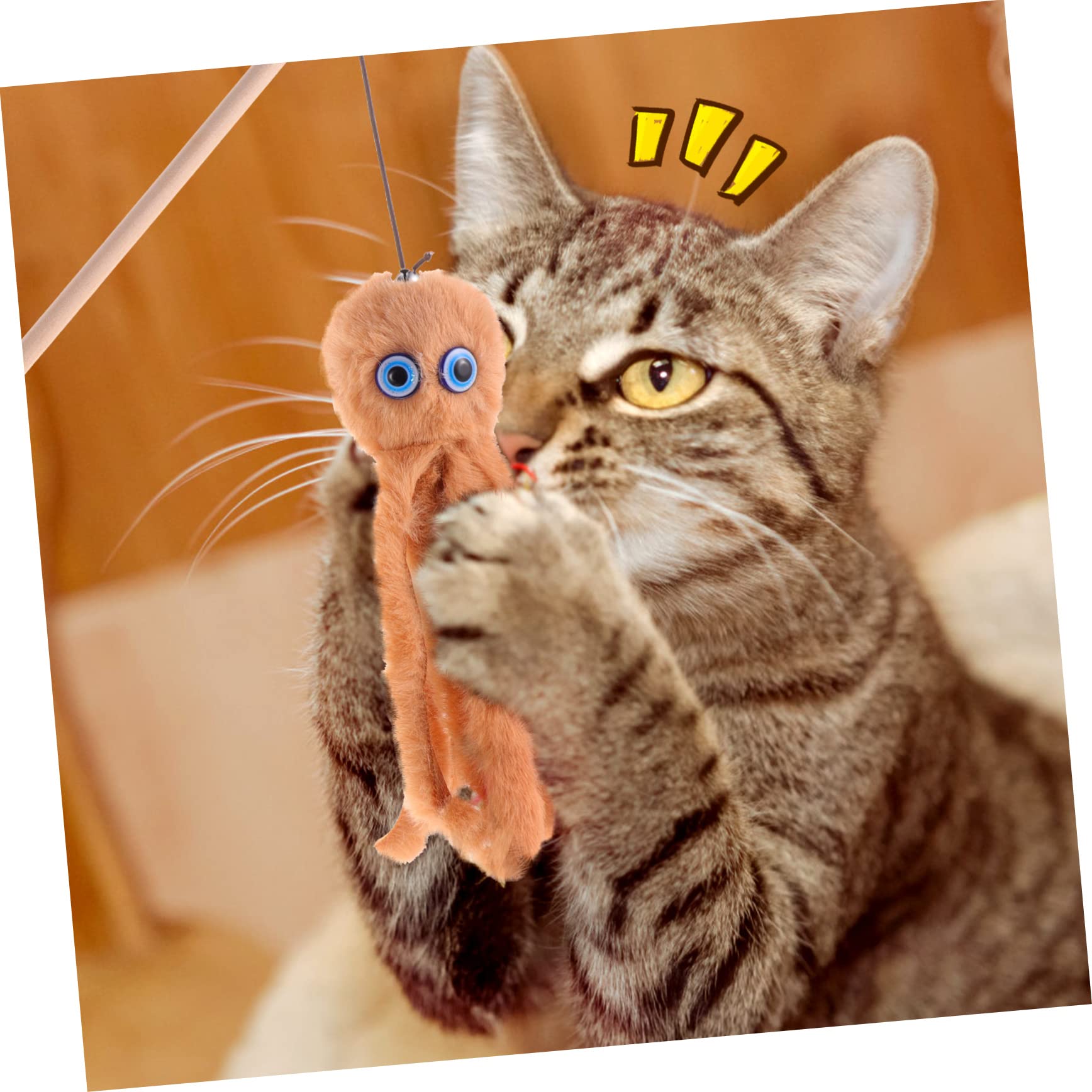 POPETPOP 10 Stück Kauspielzeug Oktopus-Spielzeug Katzenminze Mäuse Spielzeug Für Katzen Spielzeug Katze Interaktives Spielzeug Katzenspielzeug Für Innenkatzen Mäuse