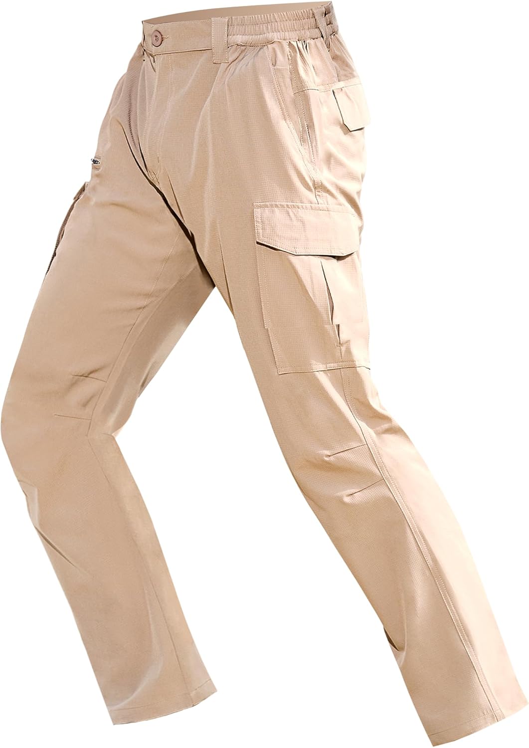 MOURCE Hiking Pants Men Lightweight - Water Resistant Quick Dry Outdoor Cargo Pants for Men with 8 Pockets