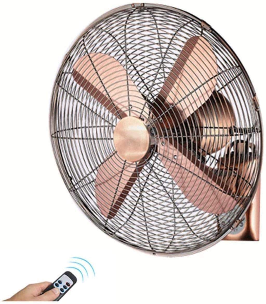 asdchZen Oscillating Wall Mounted Fan With Remote, 3-Speed Silent Fan For Home Office Commercial Use,W:400mm/H:450mm
