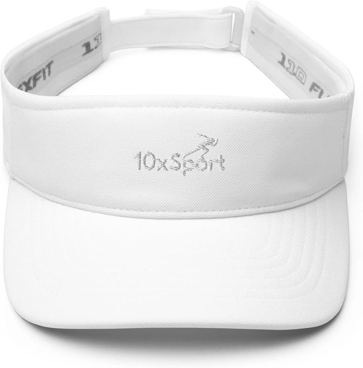Super Visor Adjustable Cooling Sun Visor Hat for Men & Women, Stretchy Cap for Athletic Performance Activities.