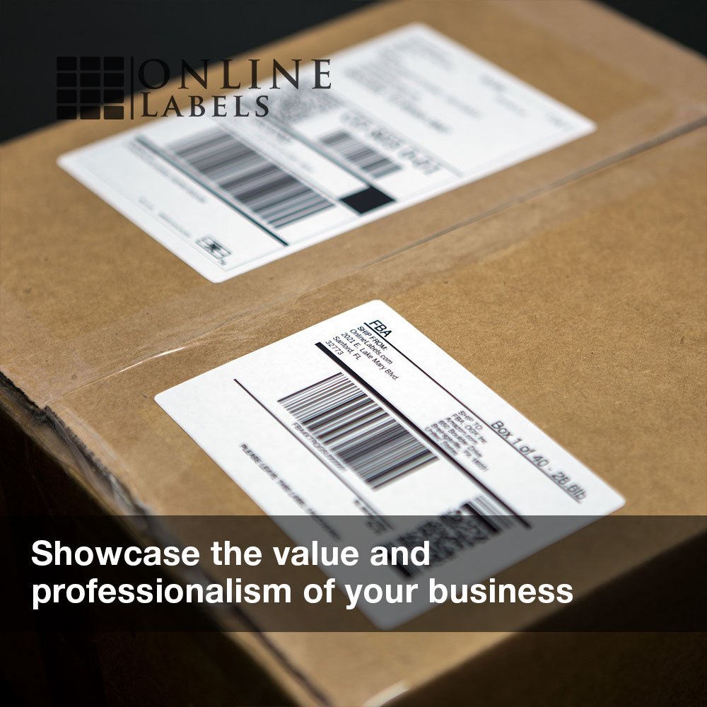 3.5 x 5 and 6.75 x 4.5 FBA Shipping Labels - Pack of 1,000 Sheets -  Inkjet/Laser Printer - Online Labels