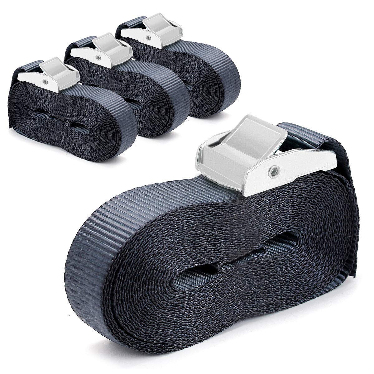 Design No # 5, Pack of 1 Pcs, Tie Down Strap Strong Ratchet Belt Luggage Bag Cargo Lashing with Metal Buckle Tape Rope Tie(Design No # 5, Pack of 1 Pcs)-image-34