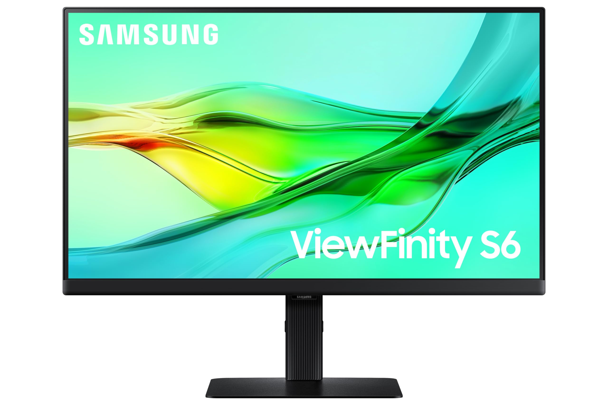 Samsung 24-Inch(60.45cm) QHD ViewFinity S6 Monitor, IPS, USB Type-C, 100 Hz, LAN Port, DP, HDR10, KVM Switch, Easy Setup, Height Adjustable Stand, Eye Care Technology (LS24D604UAWXXL, Black) (B0D5QR38ZZ) Amazon Price History, Amazon Price Tracker