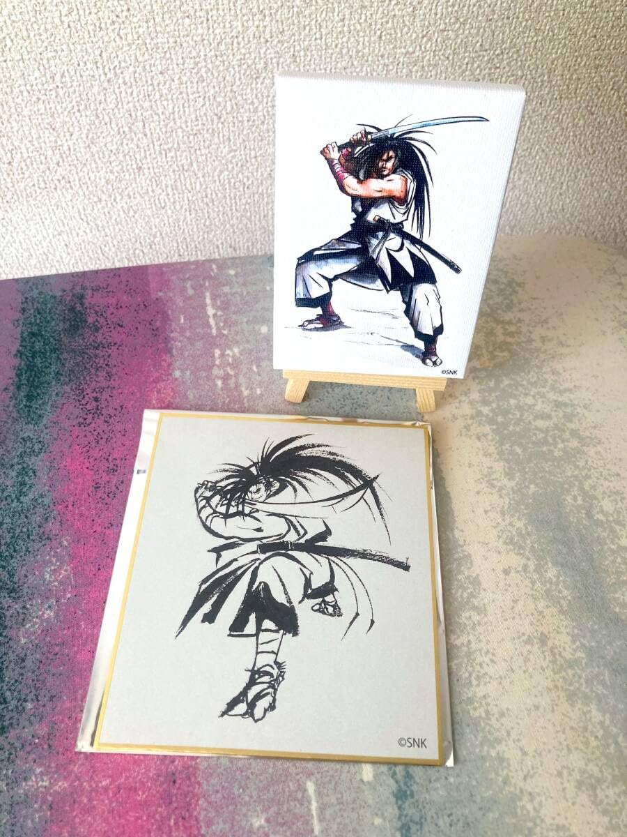 Amazon.co.jp: SNK 真サムライスピリッツ 大坂冬の陣 墨絵 ミニ色紙