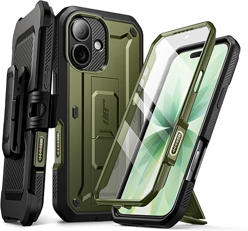 Miniatura 12 de SUPCASE Funda para iPhone 17 Pro Max con botón de control de cámara (Unicorn Beetle Pro), [soporte integrado y protector de pantalla] [protección de