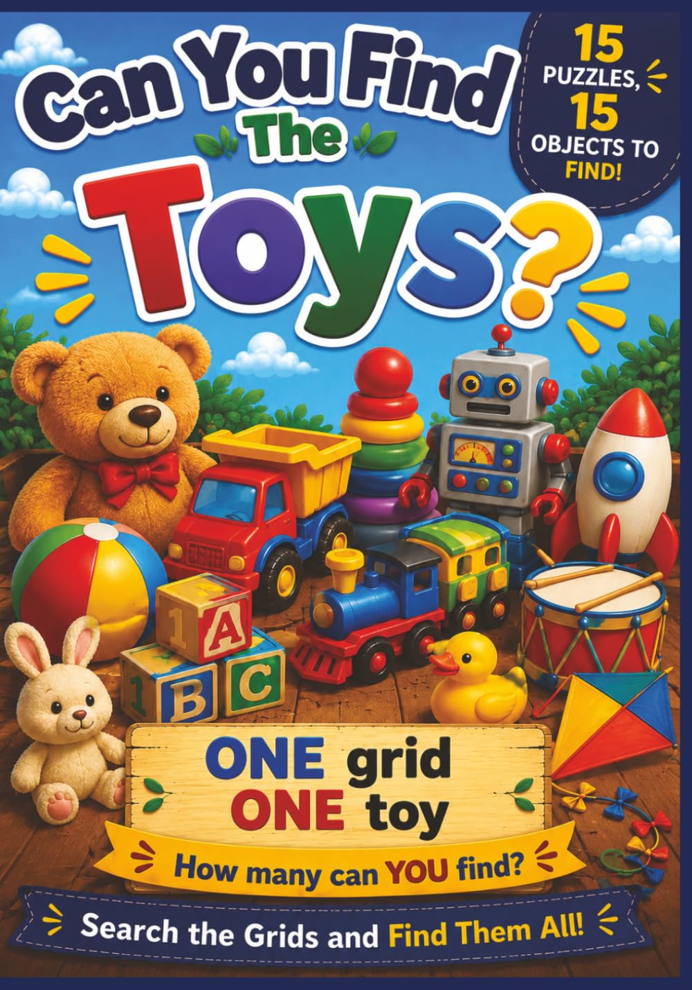 Can You Find the Toys?: A Fun Search and Find Colouring Activity Book for Kids Ages 4–8