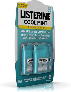 Listerine Pocket Paks Cool Mint 72's