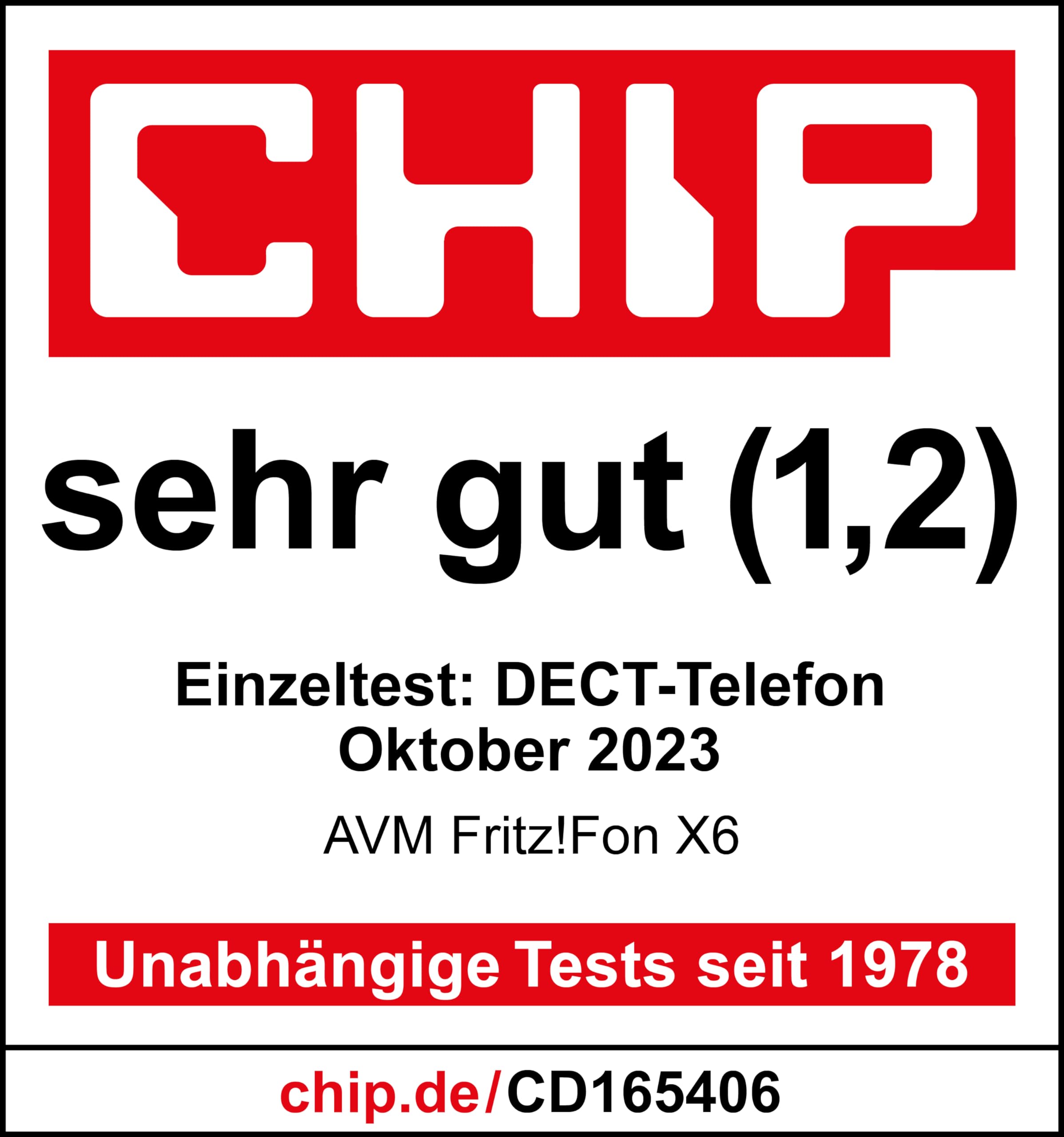 FRITZ!Fon X6 Black DECT-Komforttelefon HD-Telefonie Full-Duplex-Freisprechen schwarz deutschsprachige Version