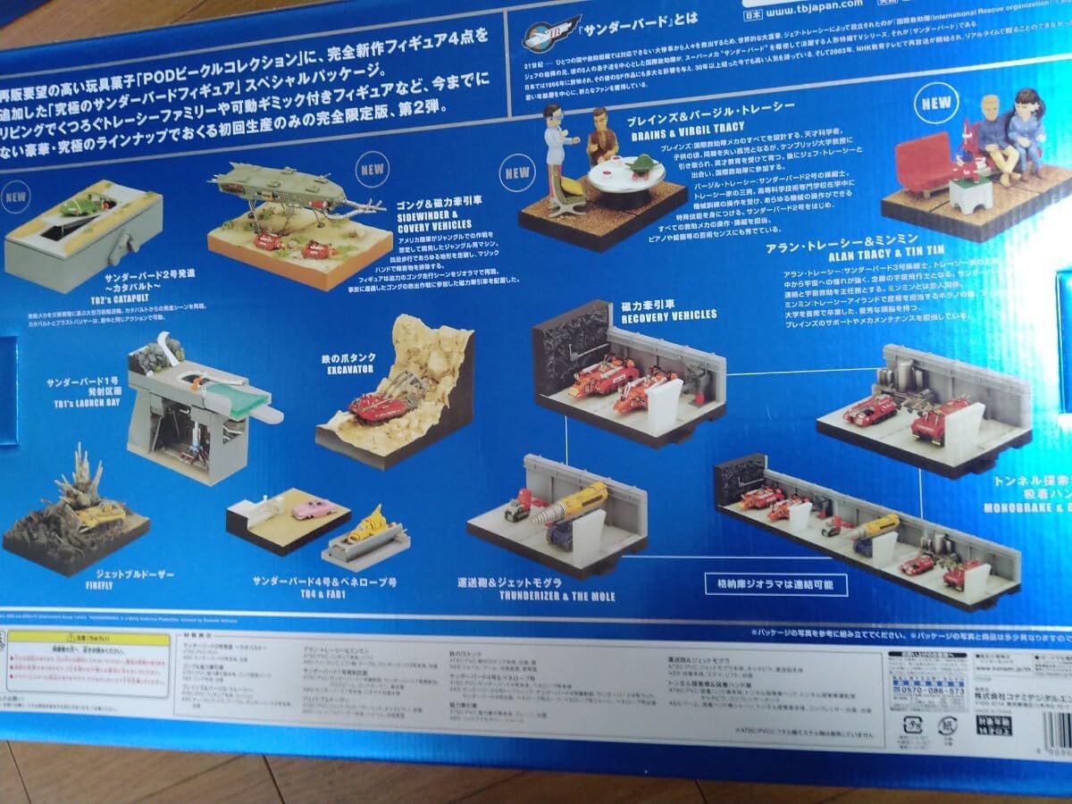 サンダーバード アルティメットコレクションシリーズNo.1 No.2 コナミ
