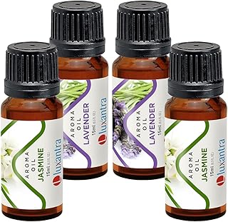 Luxantra Essential Anti Bacterial Aroma Oil for Home Electric and Tlight Diffuser | Home Fragrance | Lavender and Jasmine Price In India