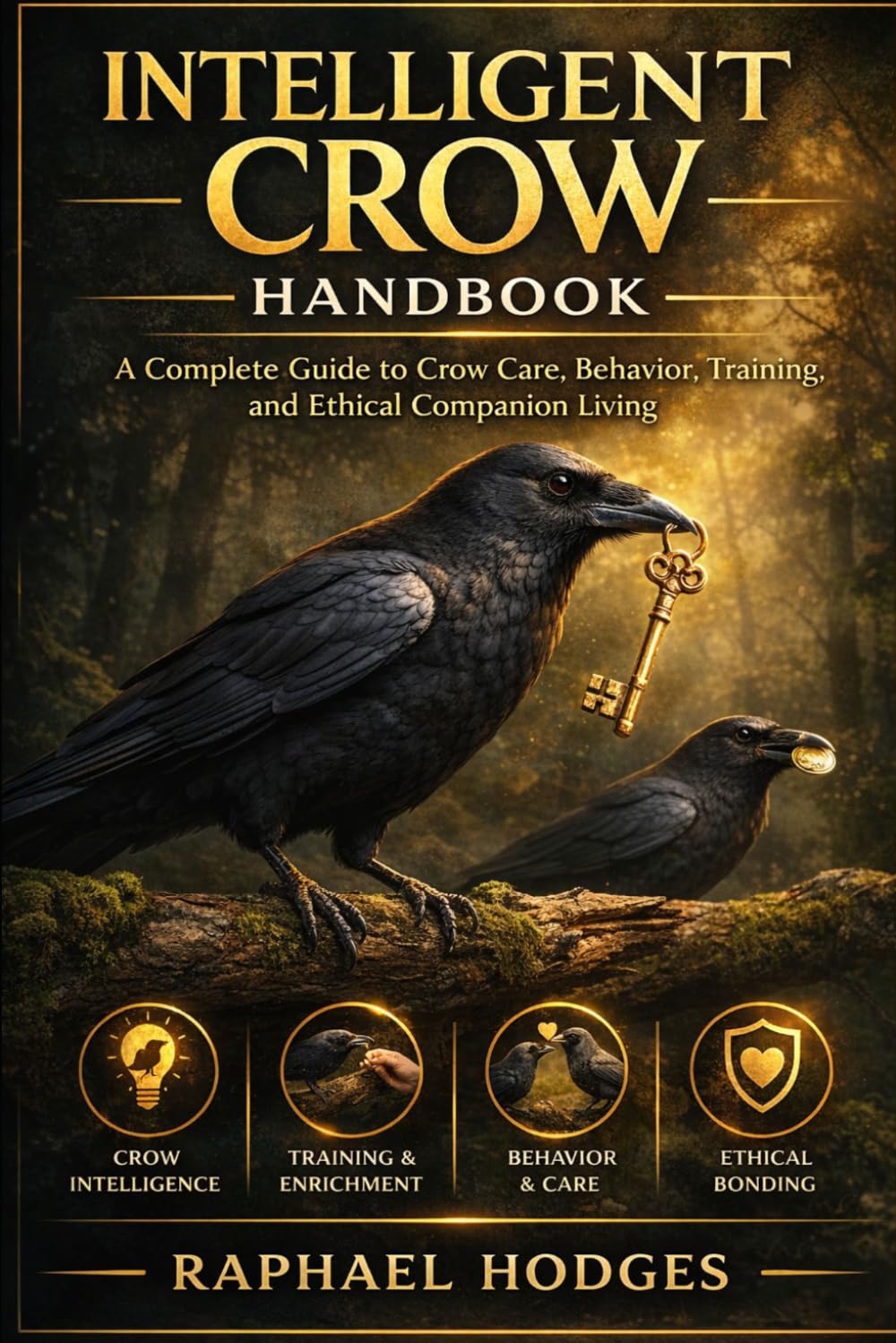 INTELLIGENT CROW HANDBOOK: A Complete Guide to Crow Care, Behavior, Training, and Ethical Companion Living