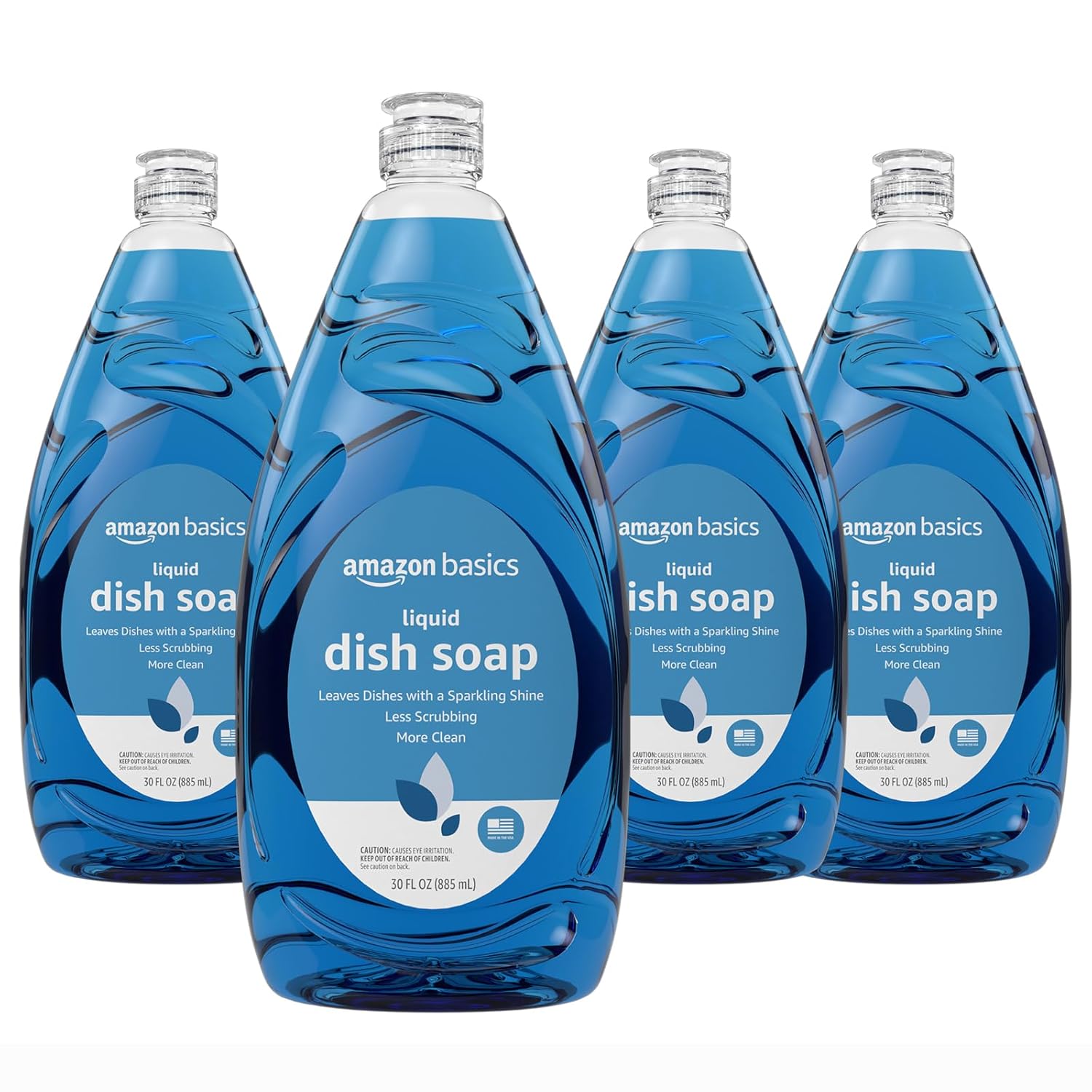 Amazon Basics Dish Soap Fresh Scent 30 fl oz Pack of 4