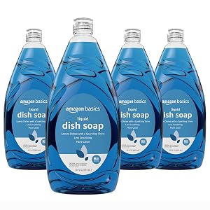 Amazon Basics Dish Soap Fresh Scent 30 fl oz Pack of 4