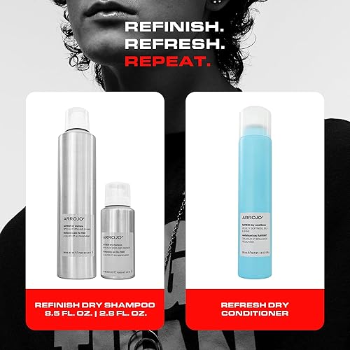 Miniatura 7 de ARROJO ReFINISH Volumizing Dry Shampoo for Women  Men - Revitalizing Dry Shampoo Spray wInvisible Finish  Women  Mens Dry Shampoo for All Hair Types