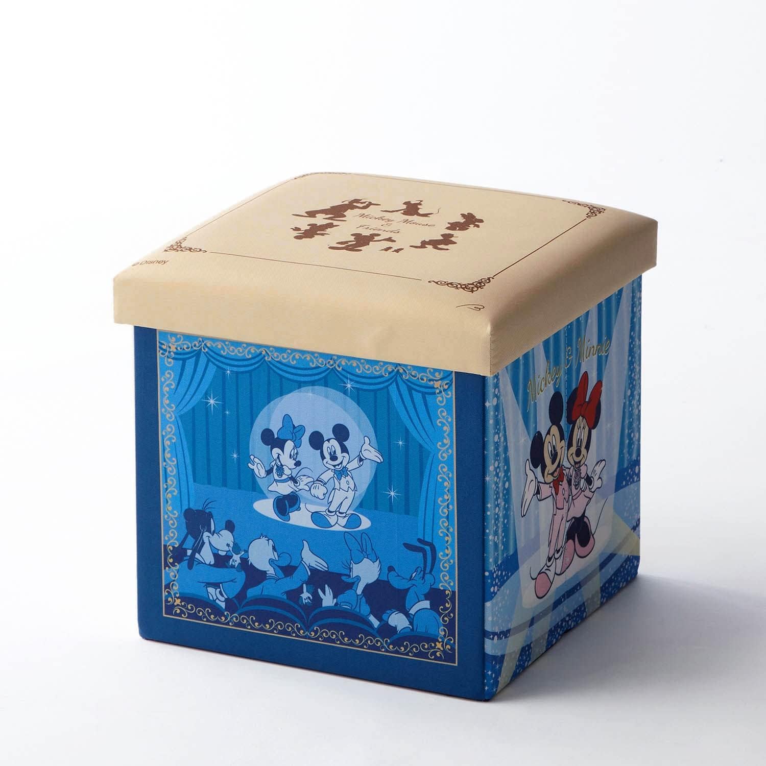 Amazon.co.jp [ベルメゾン] ディズニー スツール 収納スツール ミッキー&フレンズ スプリング ホーム＆キッチン