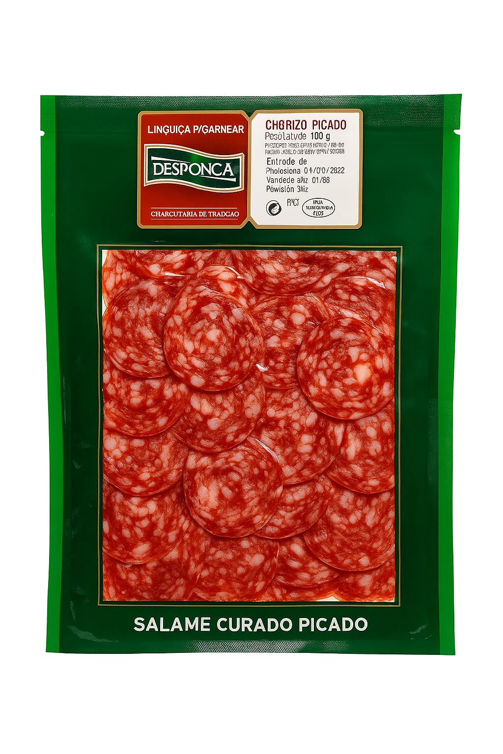 Salchichón Ibérico de Bellota 50% Raza Ibérica loncheado. Salchichón Bellota Ibérico loncheado envasado al vacío. Contiene 5 sobres x 100 grs (500g) Embutidos ibéricos. Salchichón Ibérico Salamanca.