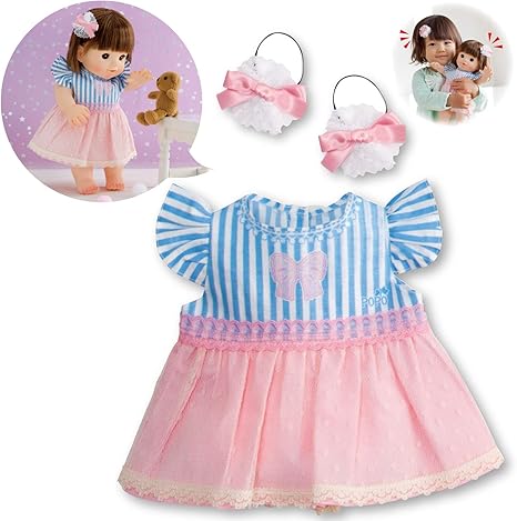 Amazon ぽぽちゃん 着せかえ ゆめかわワンピ リンクコーデ アクセつき おもちゃ おもちゃ