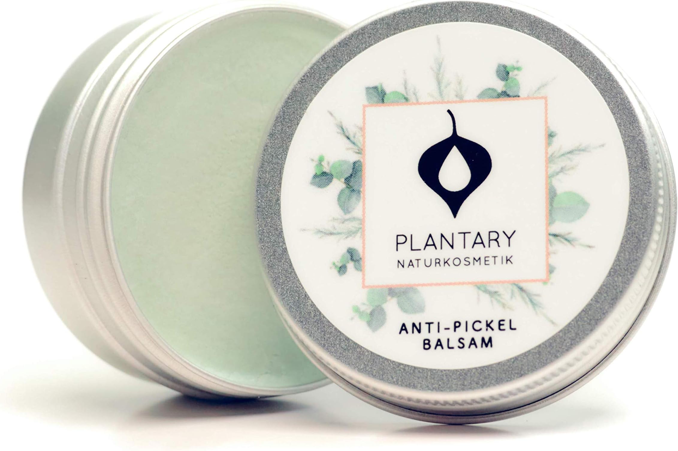 Anti-pimple cream balm, vegan, plantary natural cosmetics, pimple cream, zinc ointment with vitamin E, jojoba oil, aloe vera, magic nut extracts in organic quality, mask face, derma test "very good"