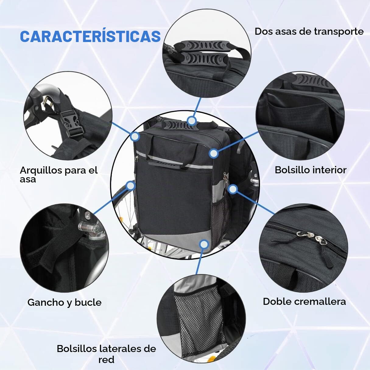 Biscay Bolsa De Movilidad para Scooters y Sillas de Ruedas - Bolsas y Cestas Accesorios