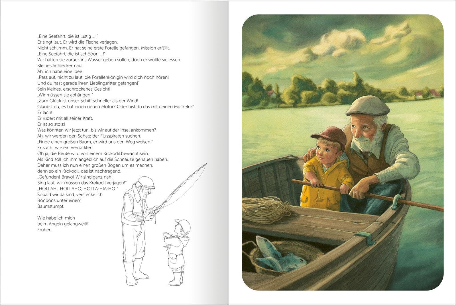 Oma und Opa: Poetisches Geschenk-Bilderbuch | Geschenk für Großeltern (Geschenkbilderbücher Quentin Gréban)