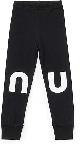 Miniatura 2 de NUNUNU Leggings, pantalones unisex de algodón suave para bebés, niños y adolescentes, para niñas y niños desde recién nacidos hasta 14 años