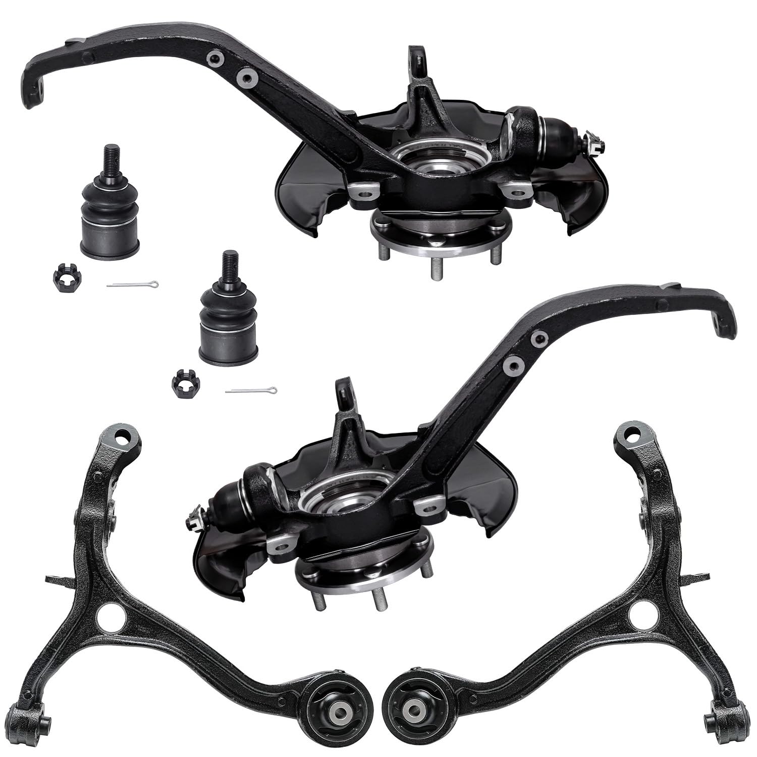 Detroit Axle - 6pc Front End Kit for 09-14 Acura TSX, 08-12 Honda Accord