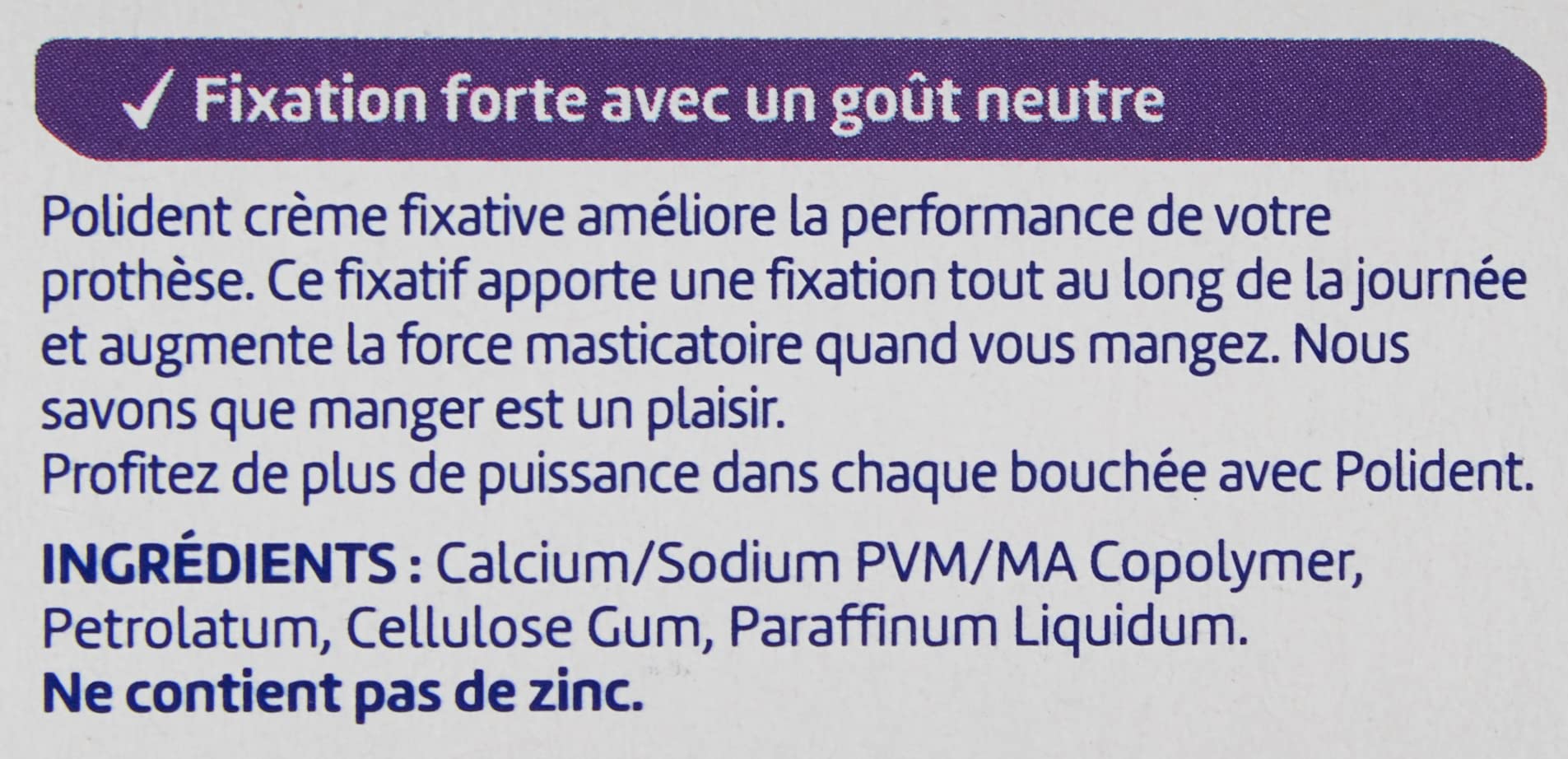 Polident Crema Fissativa per Protesi Parziali/Completa Cura & Tolleranza 70 g