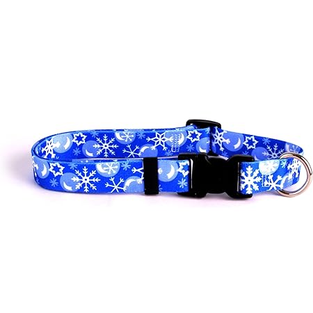winter themed dog collars