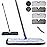 Masthome Microfiber Mops for Floor Cleaning,Dust Mop with 4 Reusable Pads,Flat Flip Mops for Wet & Dry Use,Professional Microfiber Mop for Hardwood, Laminate,Tile Floor Cleaning-1 Scraper