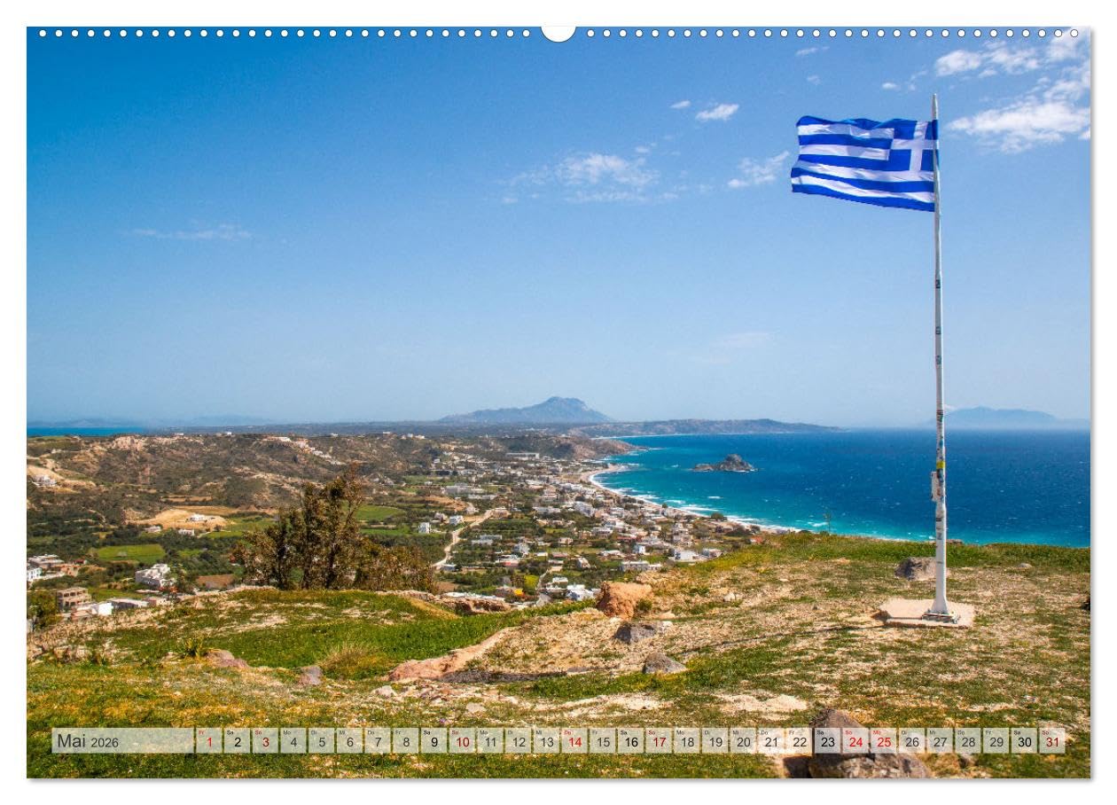 Griechenland - Zauberhaftes Kos (hochwertiger Premium Wandkalender 2026 DIN A2 quer), Kunstdruck in Hochglanz: Der Kalender präsentiert die schönsten ... zu malerischen Landschaften. (CALVENDO Orte)
