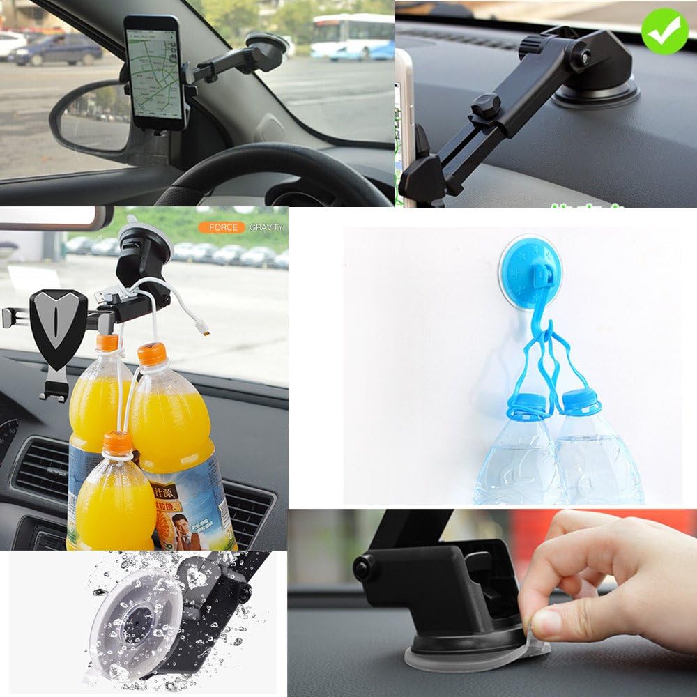 meetrade 4 pack dashboard pad mounting disk for suction cup phone mount gps suction sat nav dash camera holder double side removable stick on univer