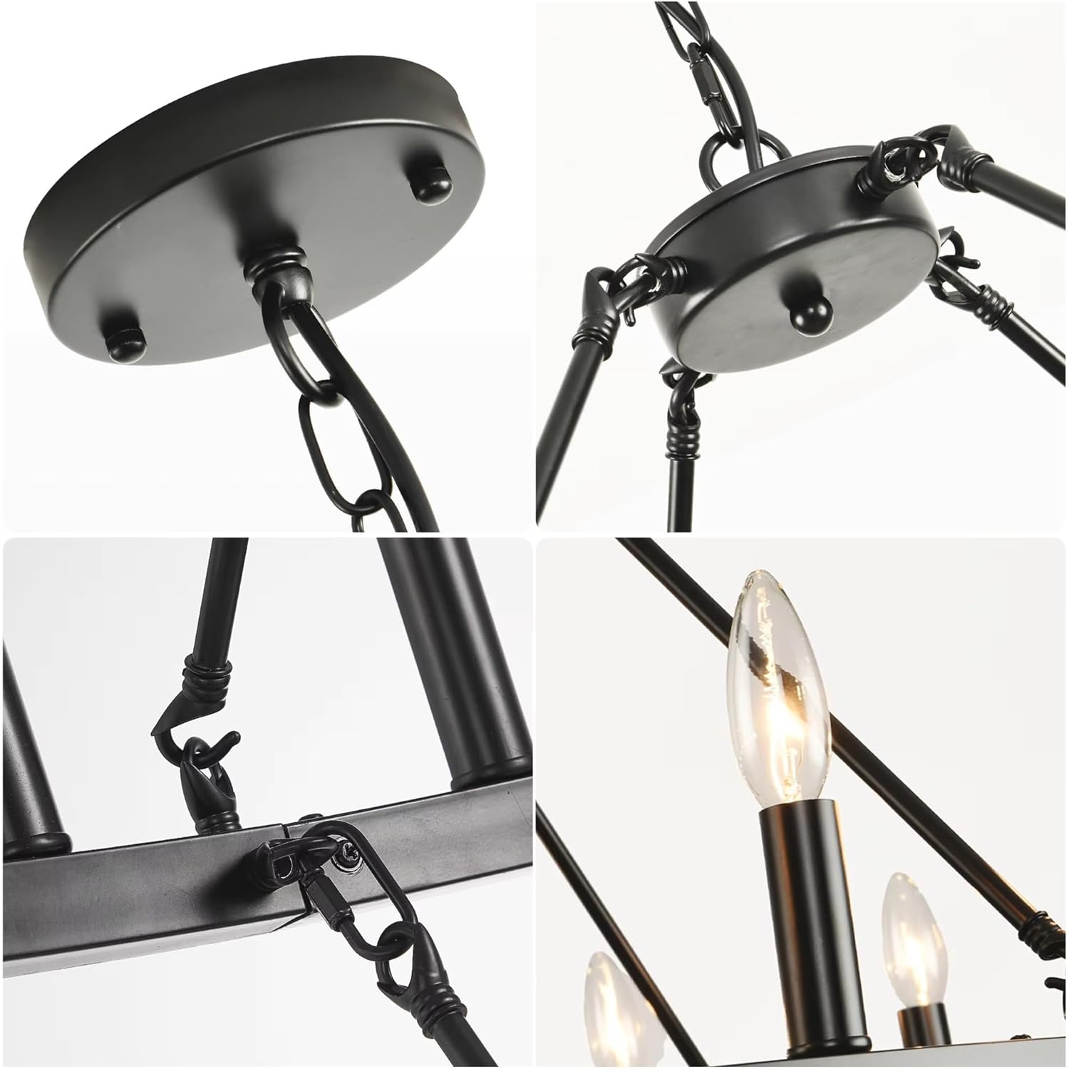 54 Candles, Double Layered Pendant Light, Rural Farmhouse Pendant Light,luminaire