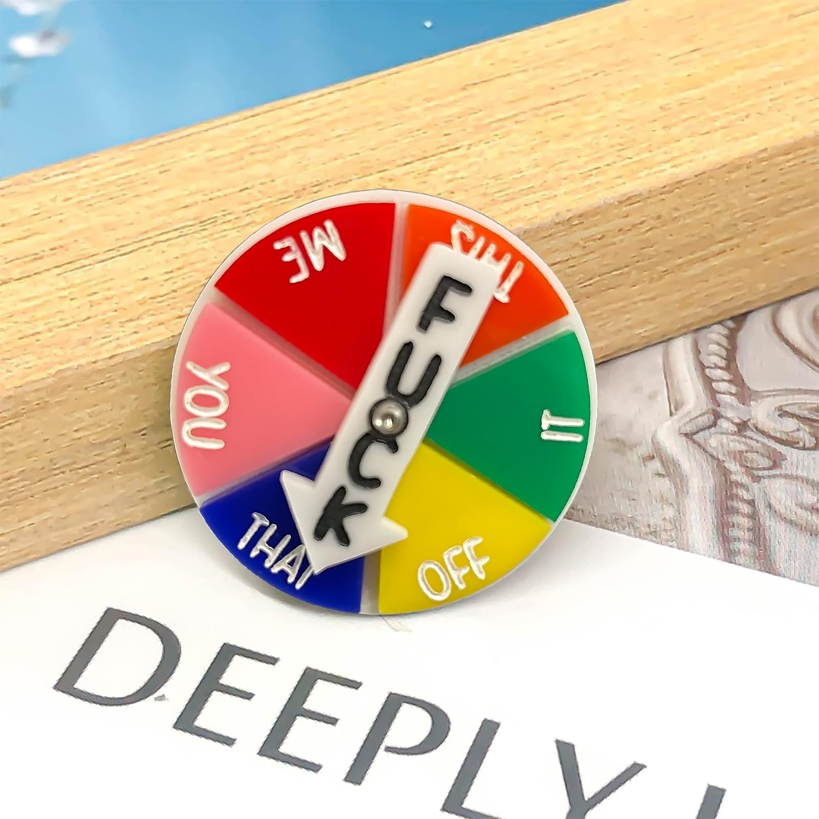 LzYogL Aimant Fuck Spinner, Aimant De Réfrigérateur Fuck Spinner