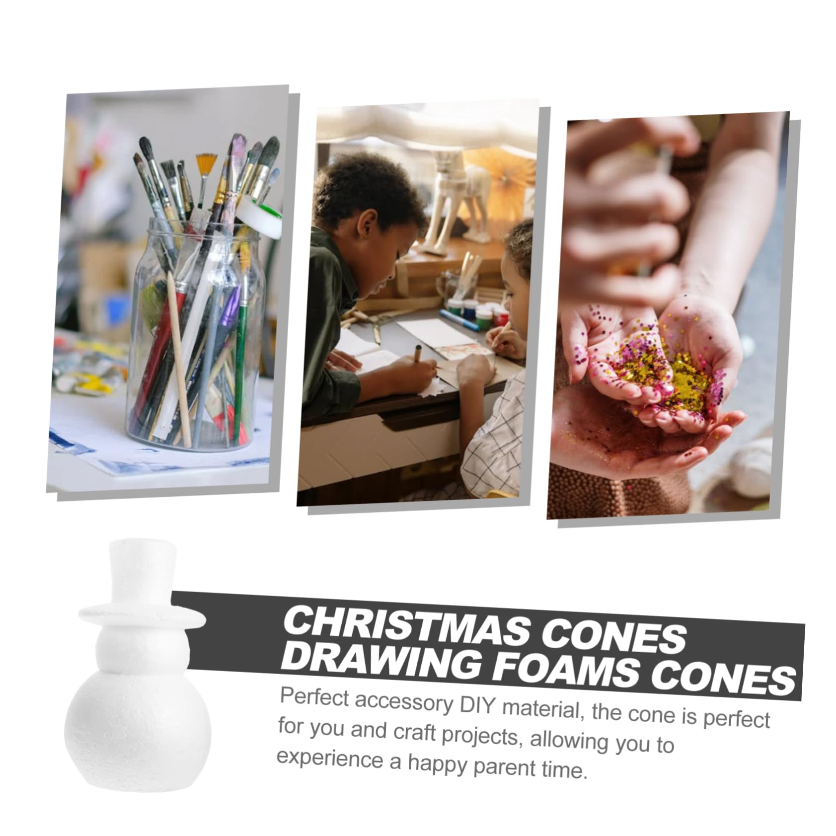 Anneome Muñeco Poliestireno Para Manualidades Decoración Navideña De Navidad Accesorios De Fiesta