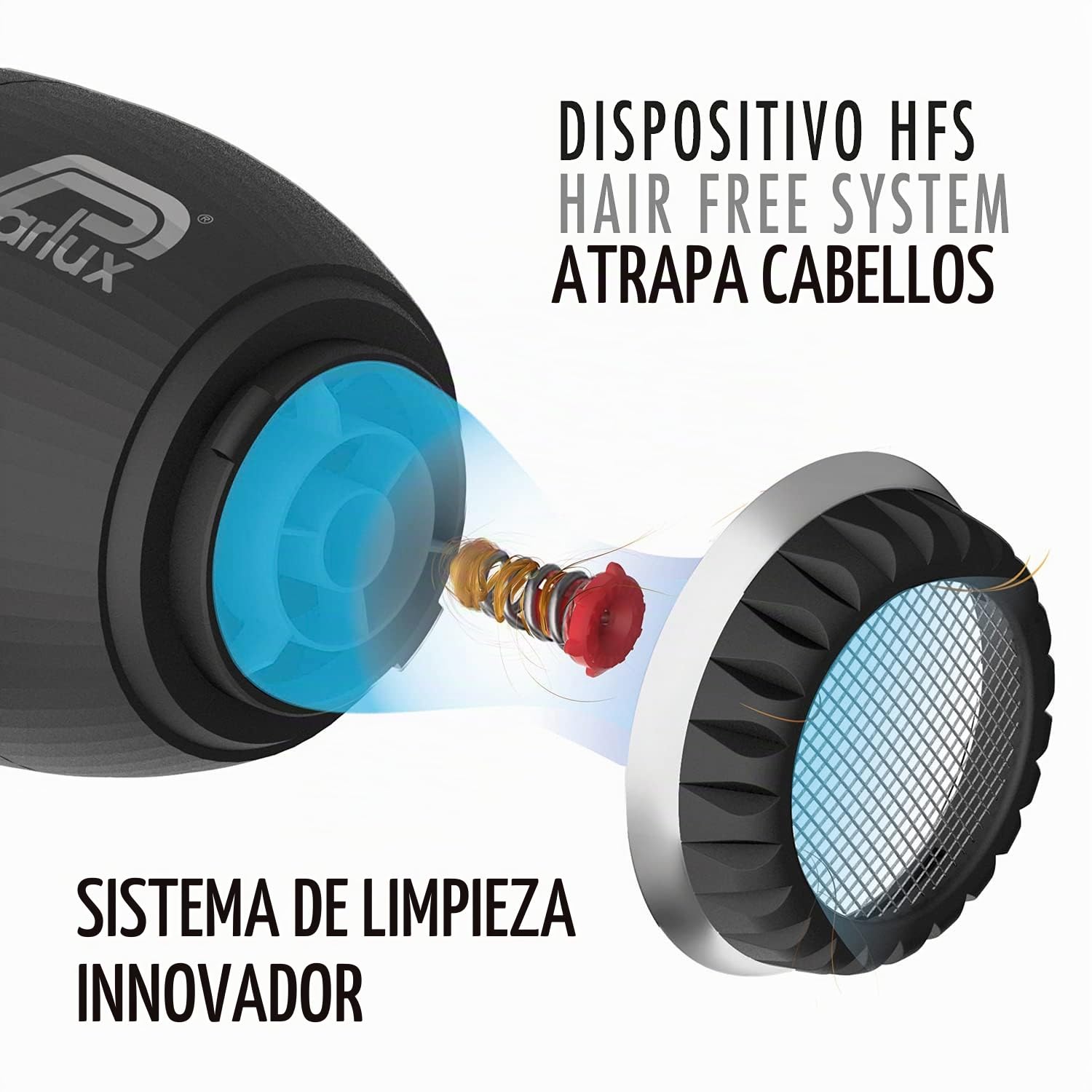 Parlux, Secador de pelo (Negro) - 1 unidad
