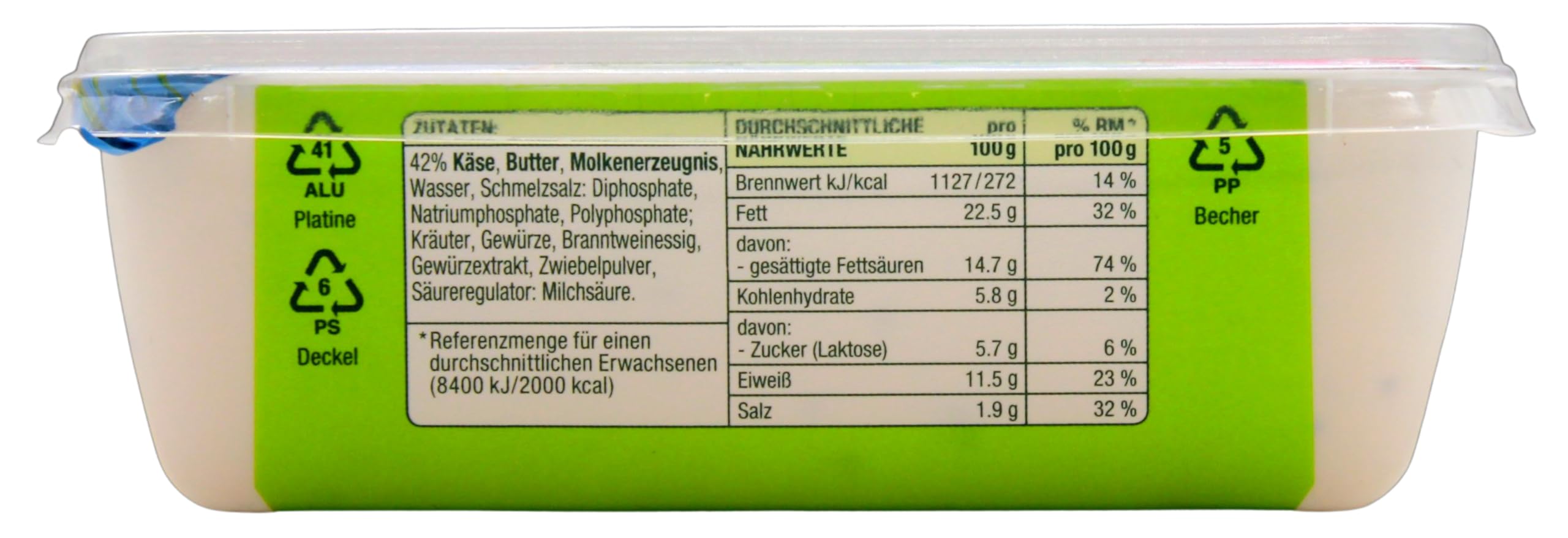 Gut & Günstig Schmelzkäsezubereitun Kräuter, 10er Pack (10 x 200g)