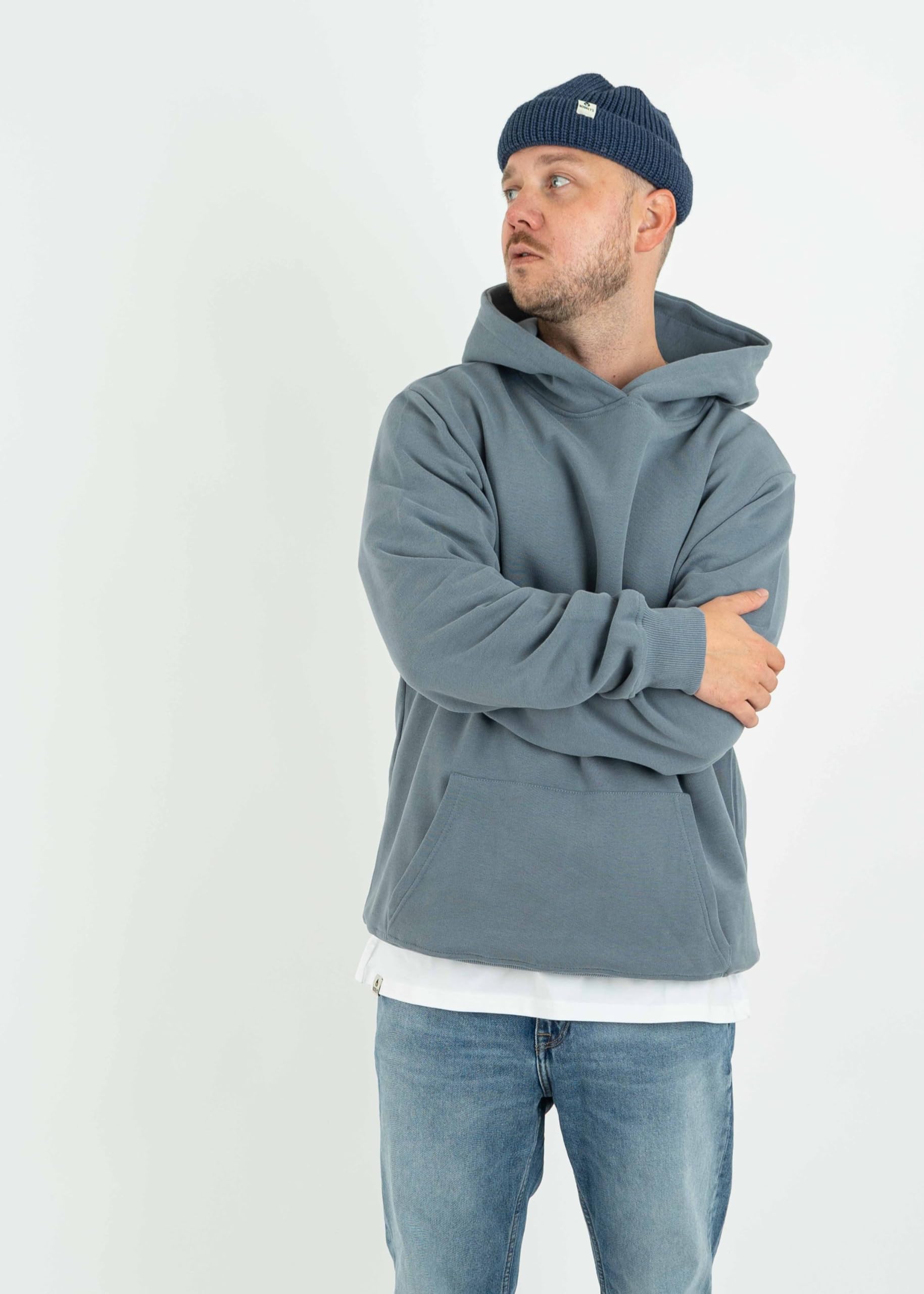 NOORLYS MIKA Hoodie Herren & Damen Pullover aus 100% Baumwolle - Kapuzen-Pullover Herren Hoodie Damen Sweatshirt Pulli Hoody Hoodies Kapuzenpullover