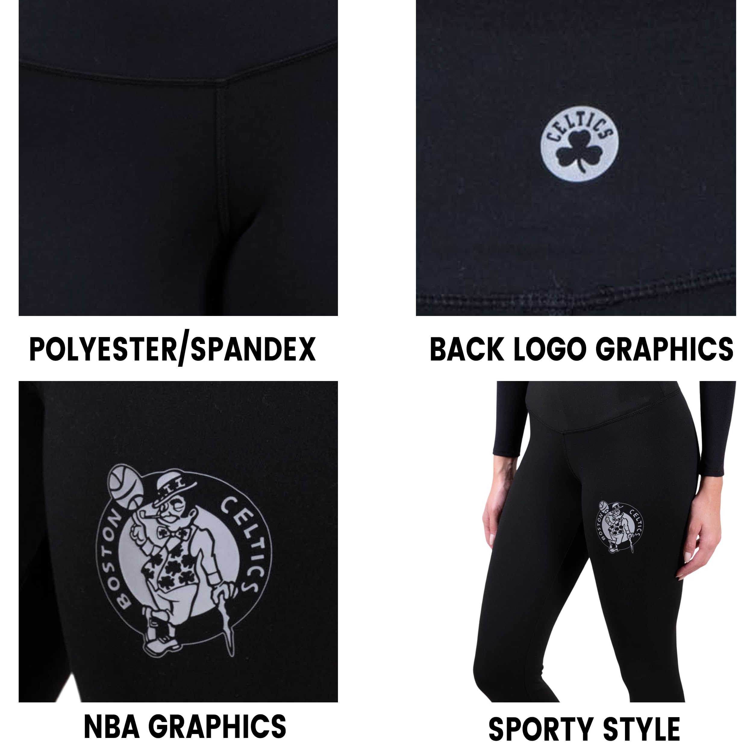 Ultra Game Women's Standard Leggings Fitness Sport Yoga Active Pants, Black