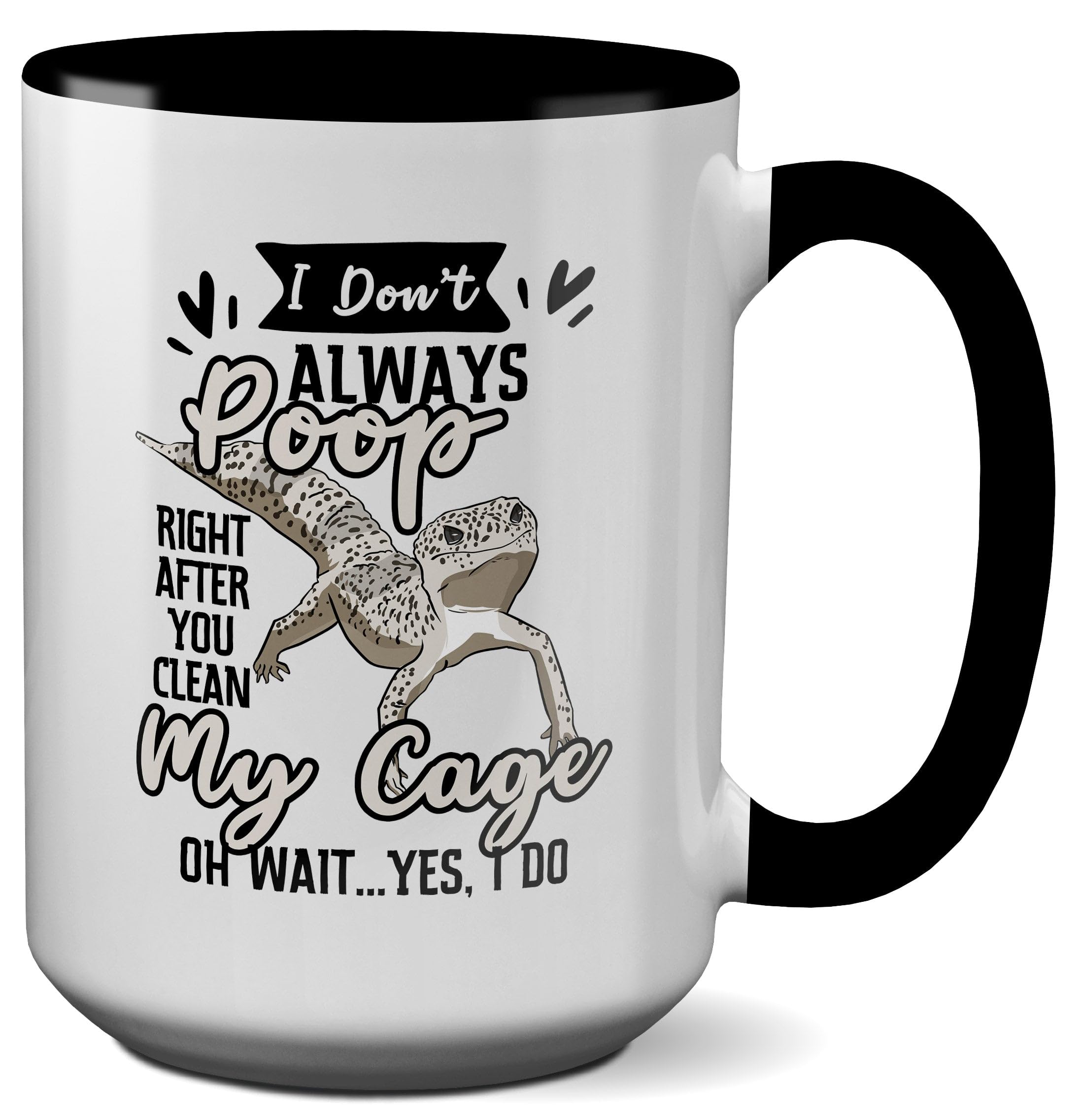 22Feels Mug « Large Things I Do In My Spare Time » – Lézard