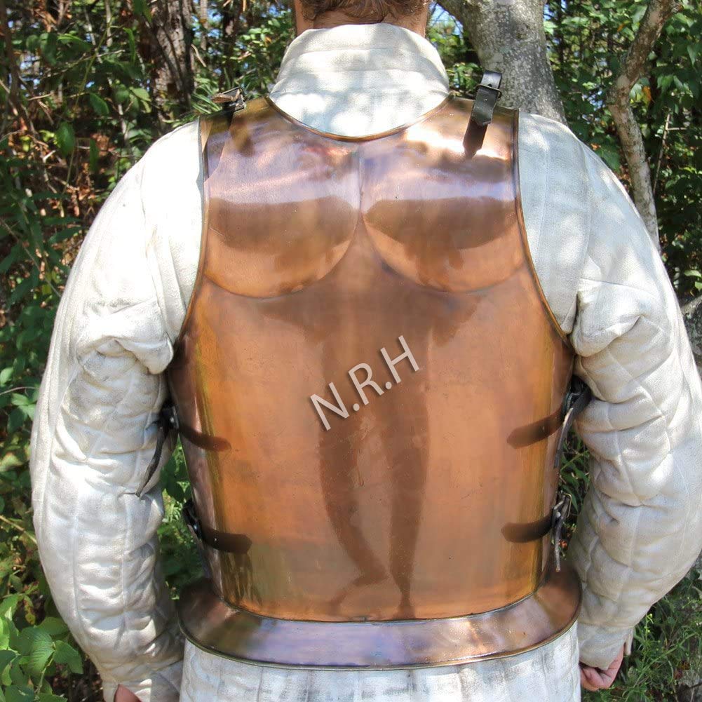 Nautical Replica Hub Armadura medieval romana del cuerpo griego del músculo de la cuirass acabado de